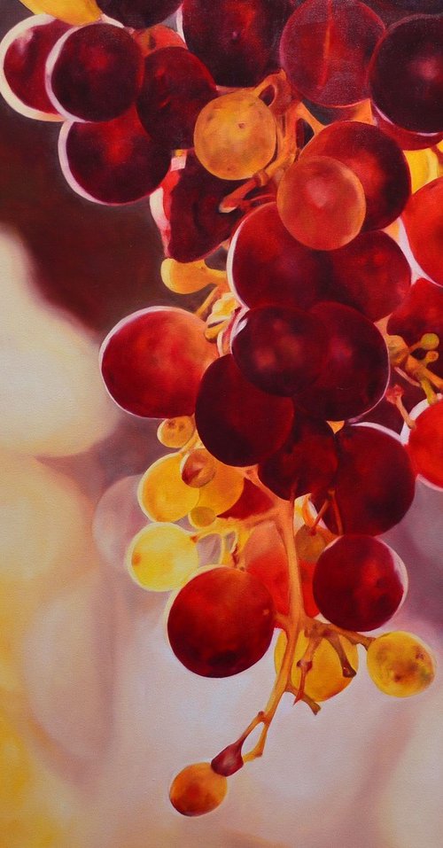 Mediterranean grapes 2. by Cene gal Istvan