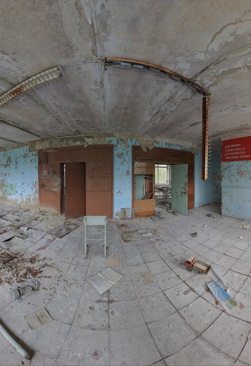 #84. Pripyat School Hall 1 - XL size by Stanislav Vederskyi