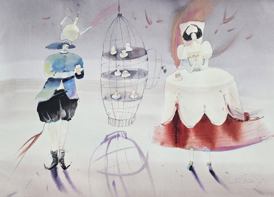 Tea Party Surreal Art