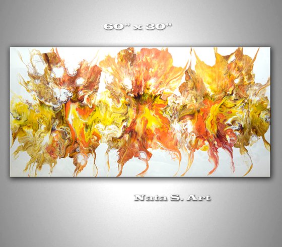 Autumn Melody - Extra Large Abstract Painting