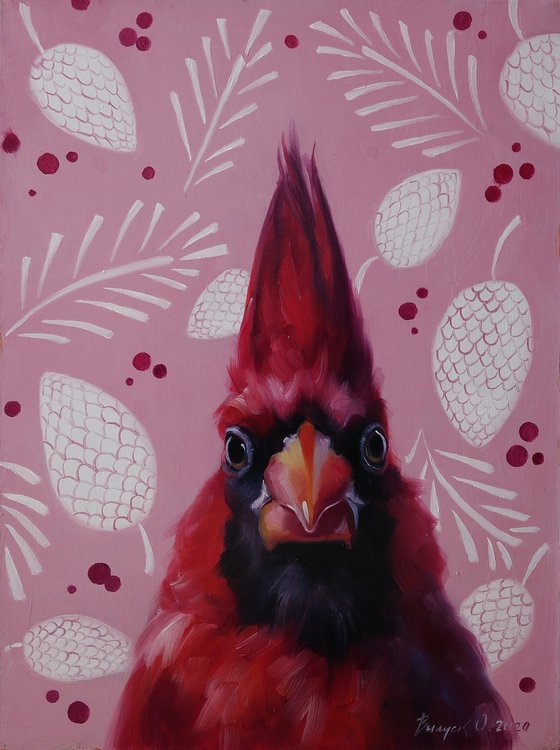 "Festive Cardinal"