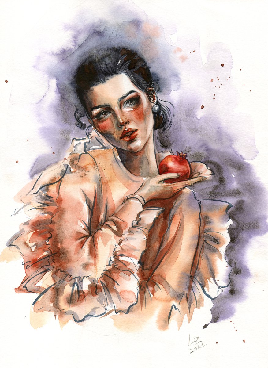 Pomegranate time by Lada Ziangirova