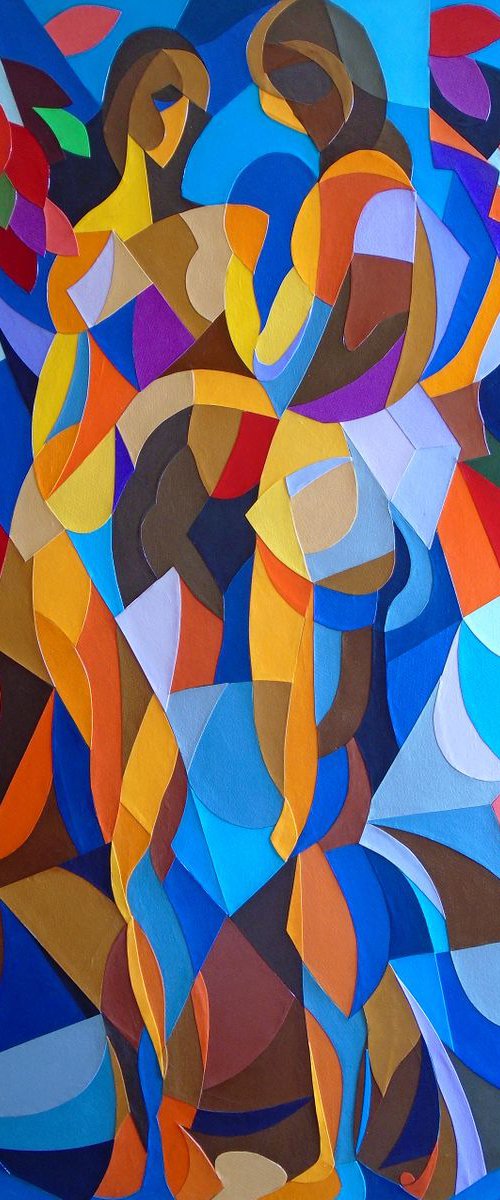 TWO NUDES (AFTER JEAN METZINGER) by Stephen Conroy