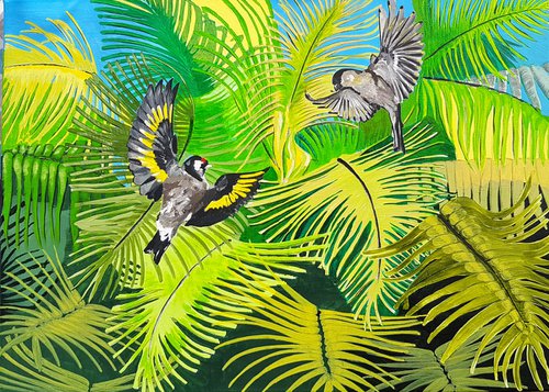 palmtreebirds 4 by Kathrin Flöge