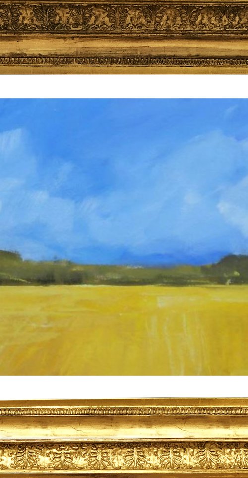 Wheat Fields, Hampshire III by Jan Rippingham