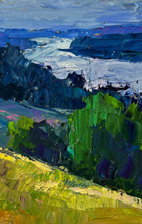 The River Flows along the Forest by Boris Serdyuk