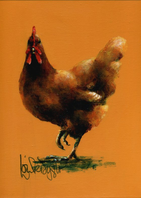 Posing Hen