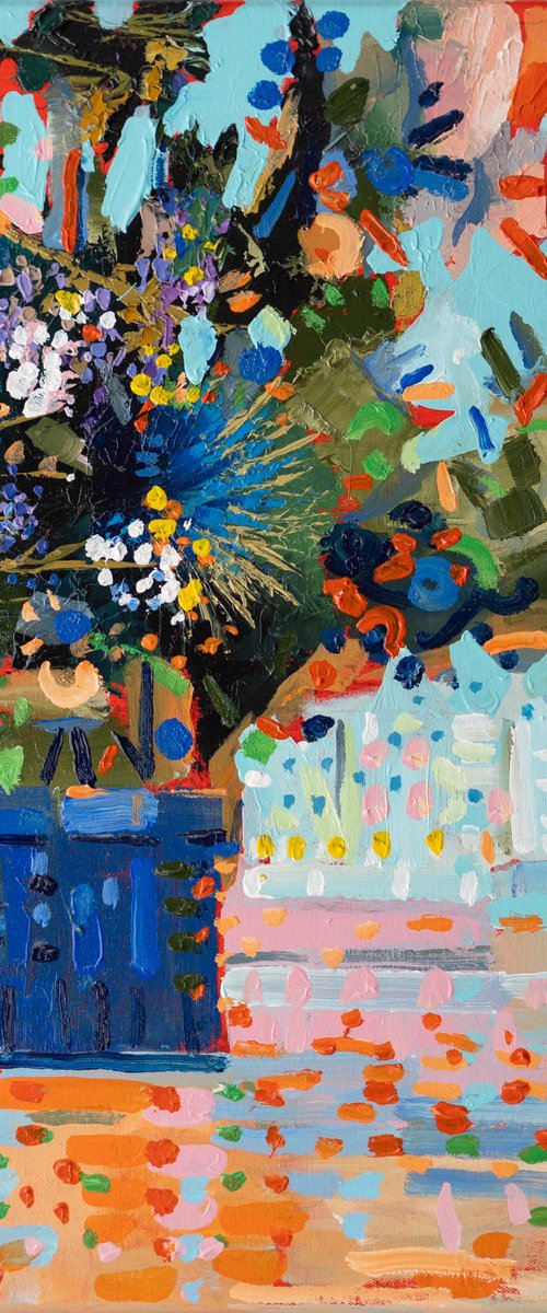 Blooms in Brushstrokes 8 (AV Art) by Joseph Villanueva