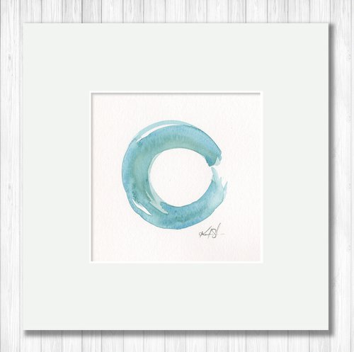 Enso Serenity 71 - Enso Abstract painting by Kathy Morton Stanion by Kathy Morton Stanion
