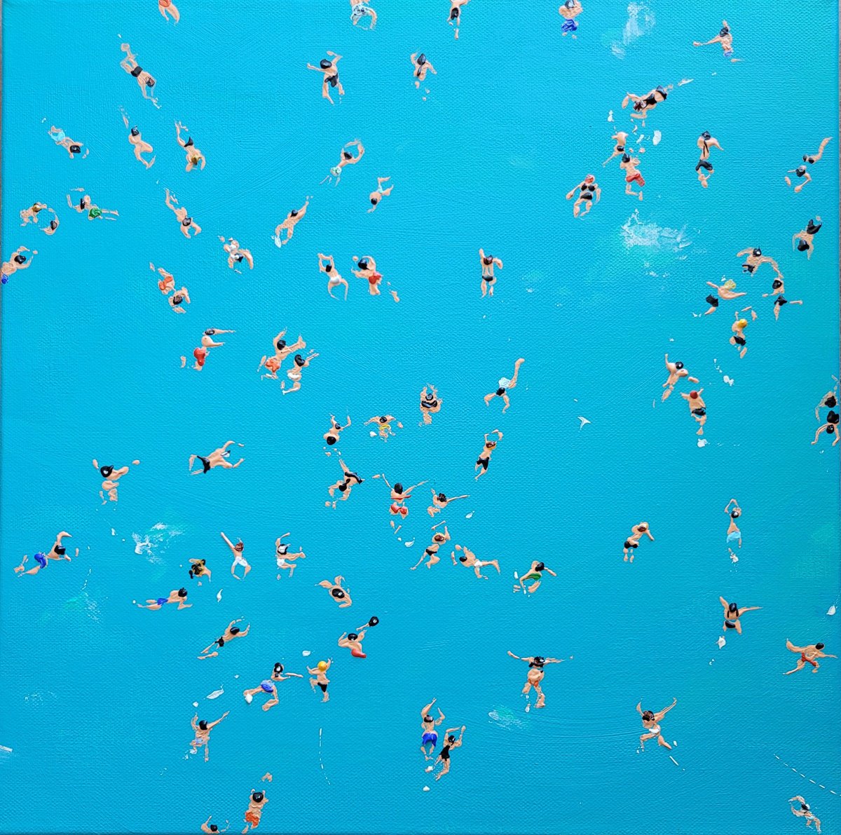 Swimming Summer Swimmers by Kathrin Floge