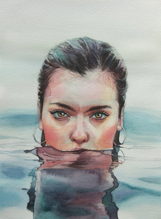 Girl in the water