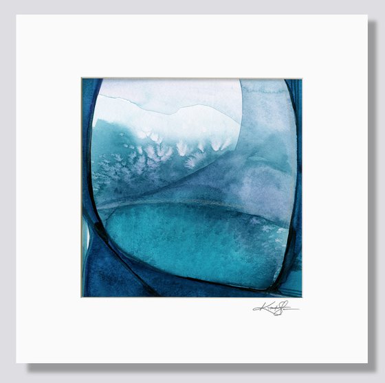 Ethereal Moments 3 - Zen Meditative Painting  by Kathy Morton Stanion