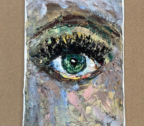Eye portrait by Vilma Gataveckienė