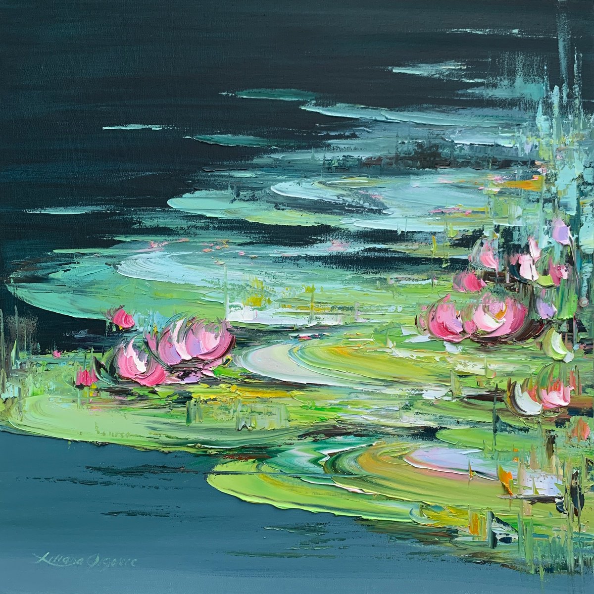 Water lilies No 150 by Liliana Gigovic