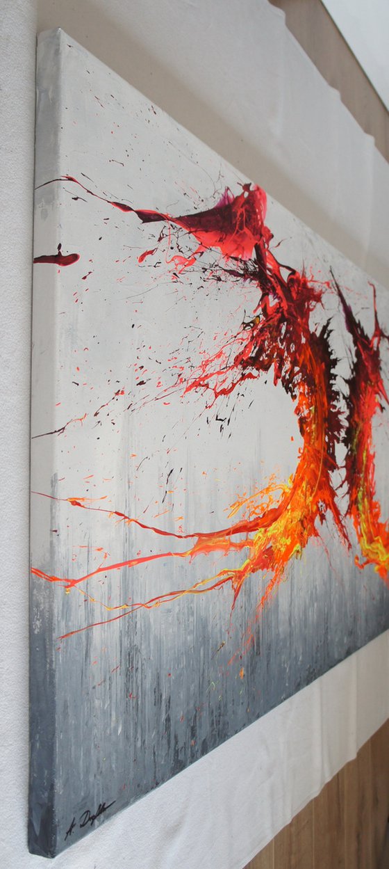 Twisting Fire IV (Spirits Of Skies 128161) (160 x 80 cm) XXXL (64 x 32 inches)