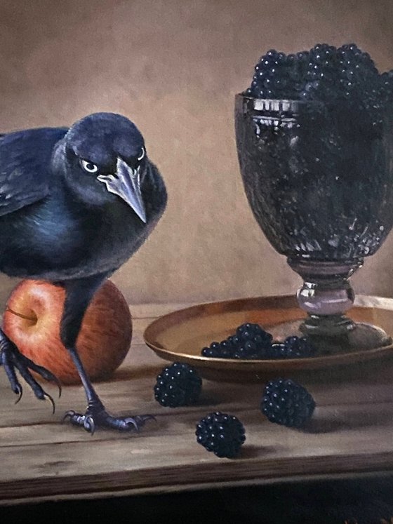 Crow and Fruits