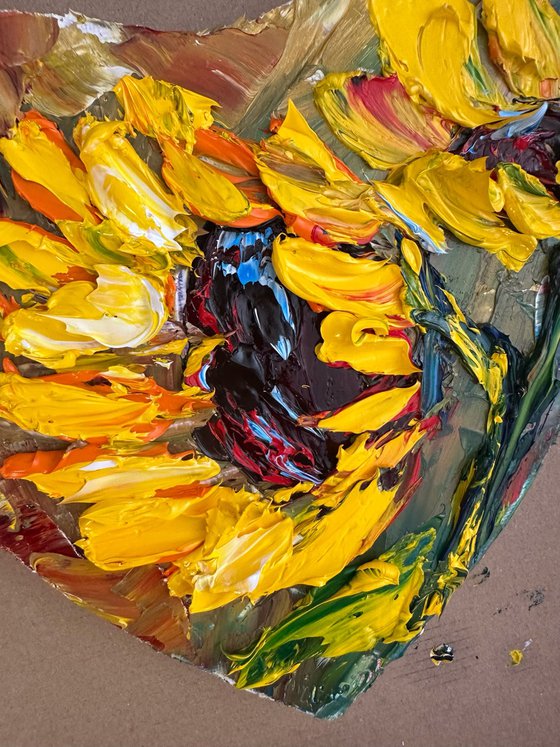 Heart Sunflowers