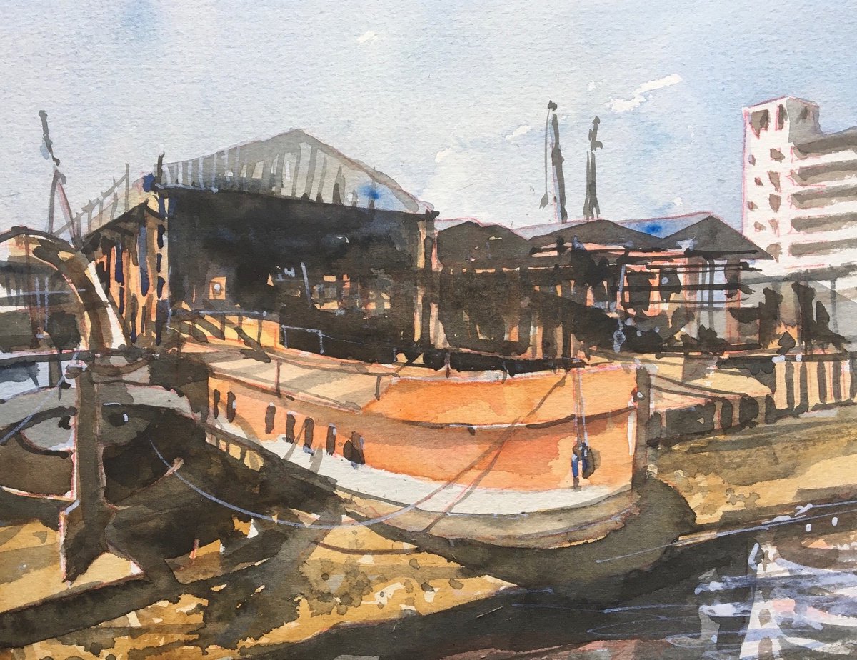 Brentford Docks by Frank Walters