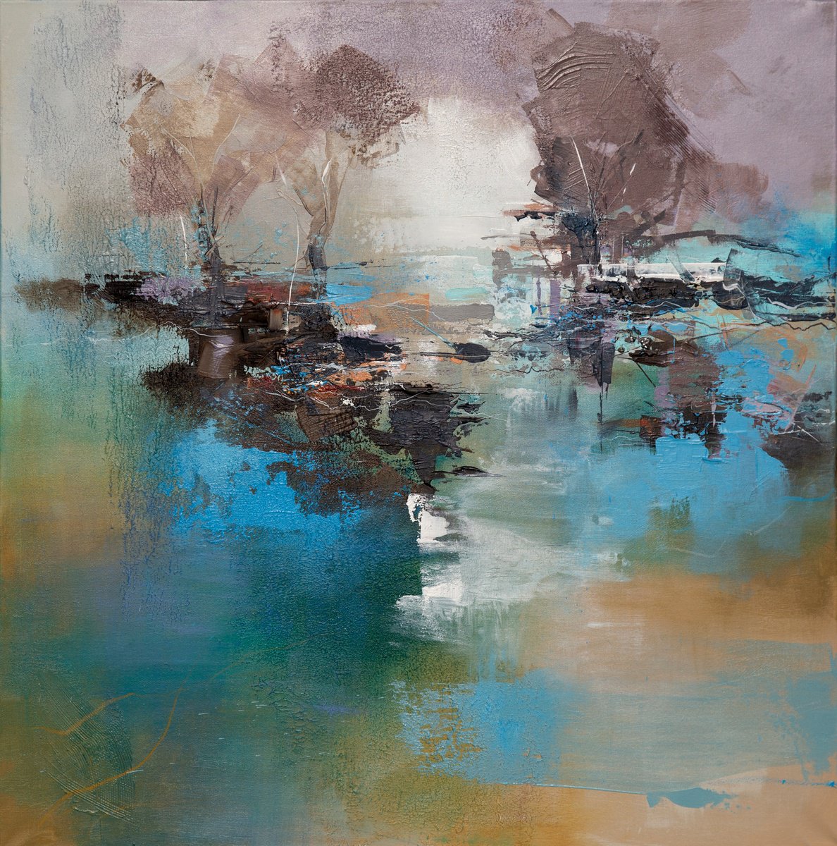 Skyline Spirit By Paul Hillary, 41 X 41, Artwork For Sale On Artfinder