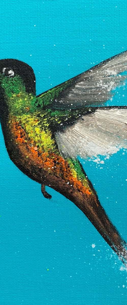 Hummingbird Love I by Laure Bury