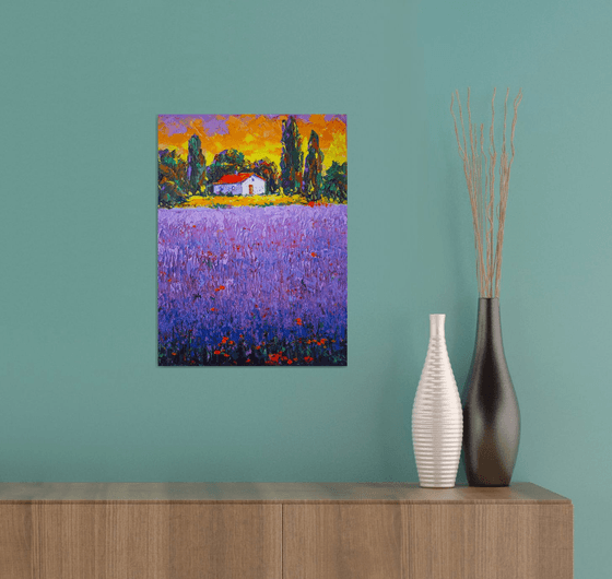 Lavender evening