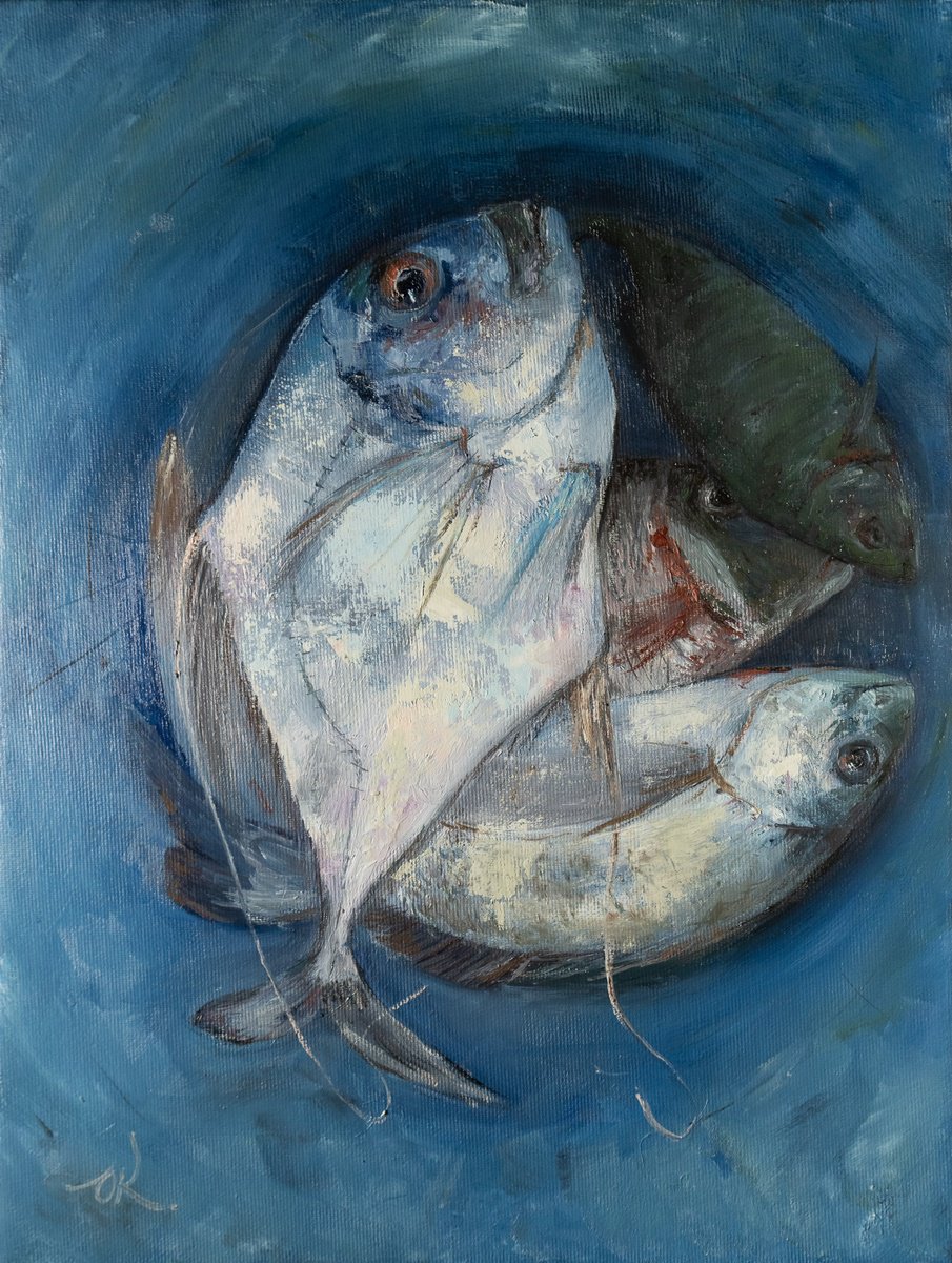 Good Catch By Oleg Kamaev, 12 X 16, Artwork For Sale On Artfinder
