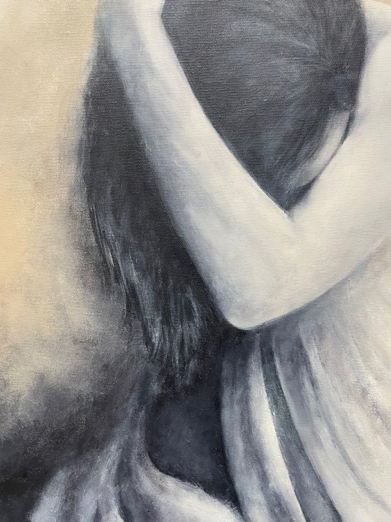 Woman in a dress