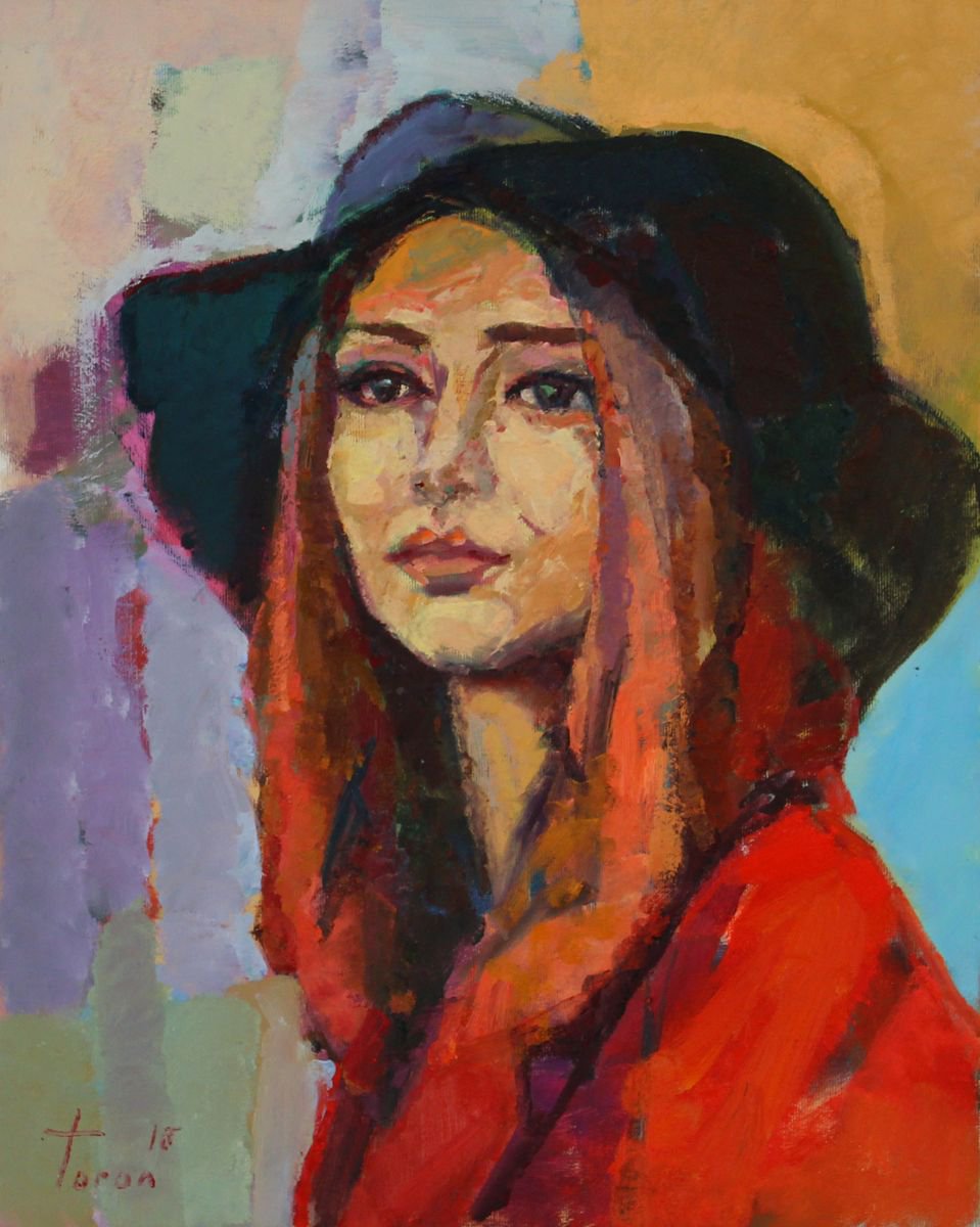 Portrait of a girl by Taron Khachatryan