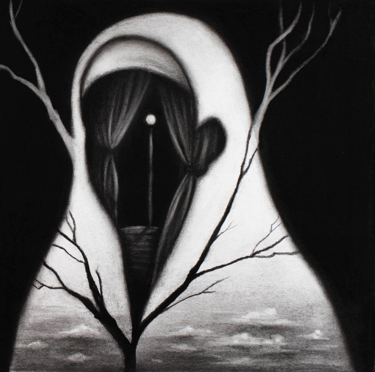  - The Two Mothers (Mater Tenebrarum) Diptych 1 of 2 by Alessio Radice