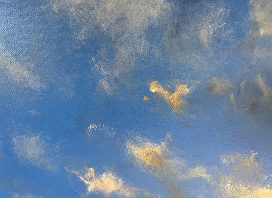 Big Sky Evening Sea