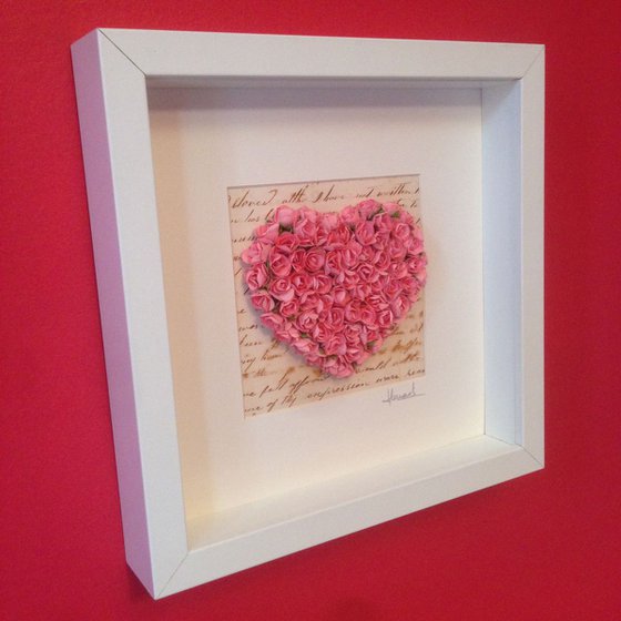 Old letter of Love, 2016 Heart of Roses (PINK)