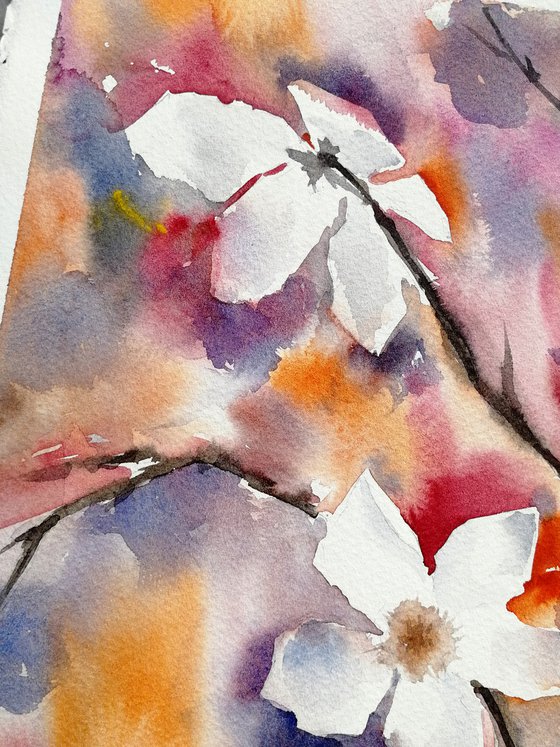 Magnolia painting