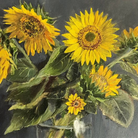 Sunflowers bouquet