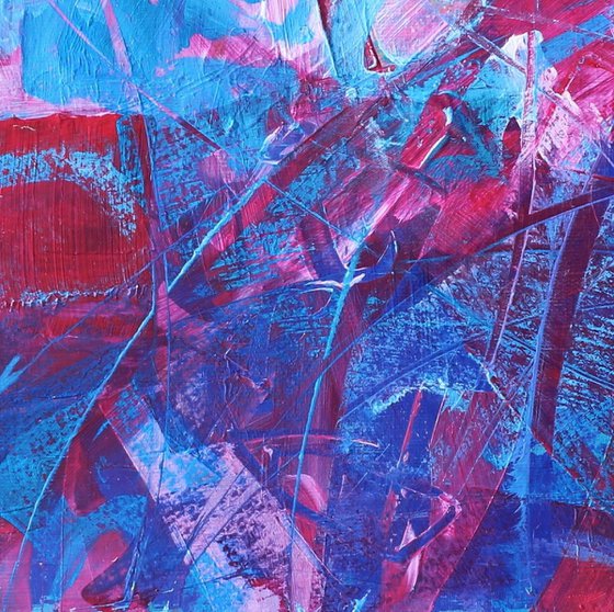 Small Abstract Paintings, Set of Two