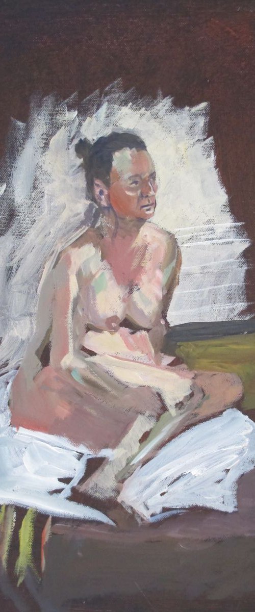 seated female nude by Rory O’Neill