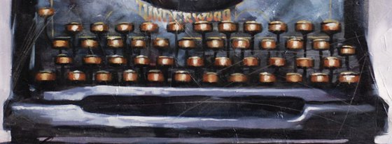 Old typwriter