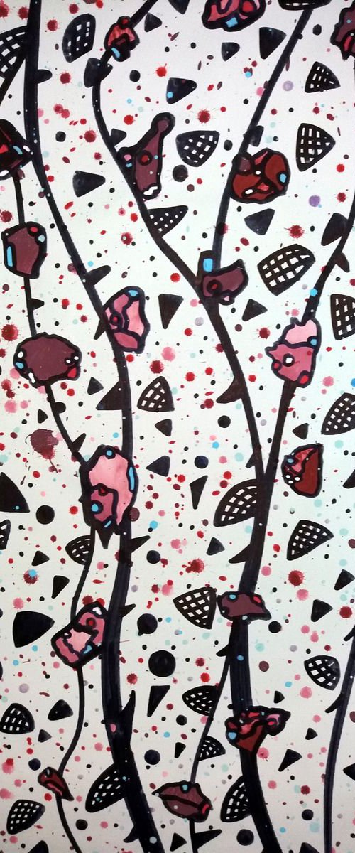 Spring doesn't knock #4 (113 × 164 × 0.1 cm) by Riccardo Ticco Capparella
