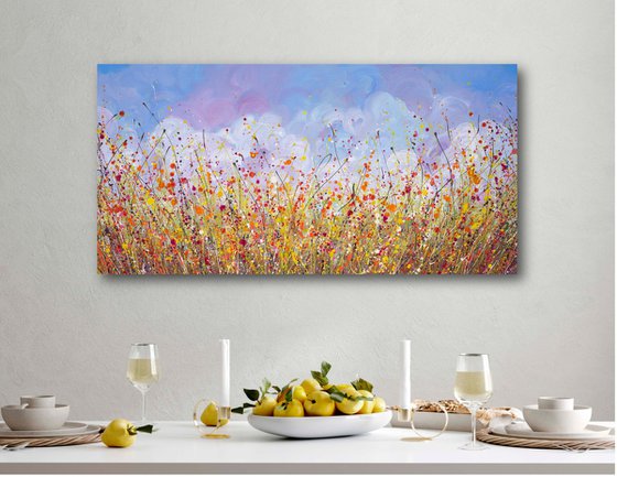 Wildflower Splash - Original Floral Painting