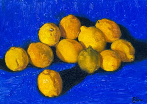 Still life with lemons