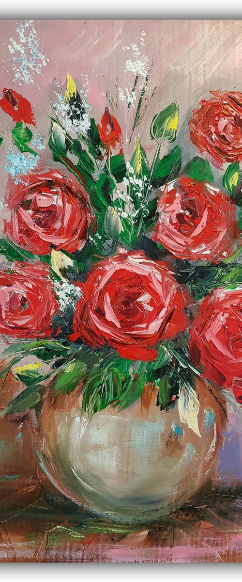 Roses 40*50 by Anna Reznik