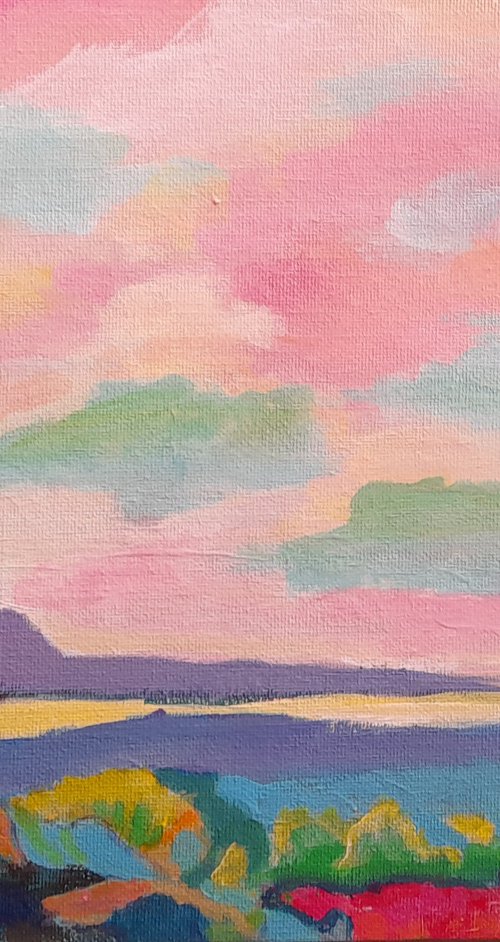 Pink sky by ONE AIR ART STUDIO