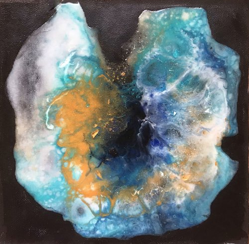 Lagoon Nebula /Mini #4 by Maria Bacha