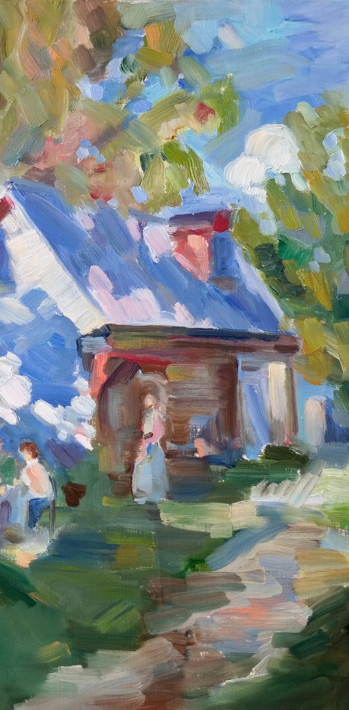 Summer in the village by Anastassia Markovskaya