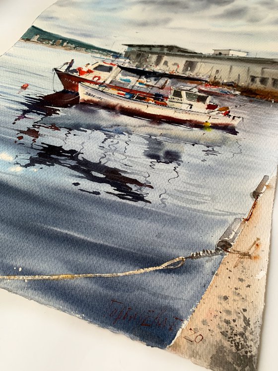 Fishing boats, Palamos, Spain