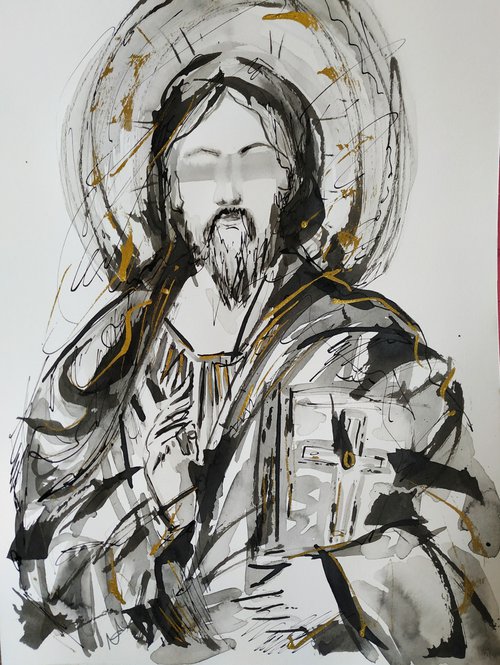 Christ by Antigoni Tziora