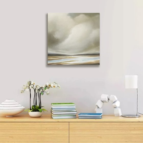 Between The World And Me - Original Seascape Oil Painting on Stretched Canvas
