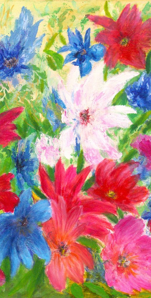 Colorful flowers by Ludmilla Ukrow