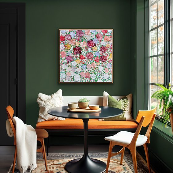 Garden of Happiness - Framed