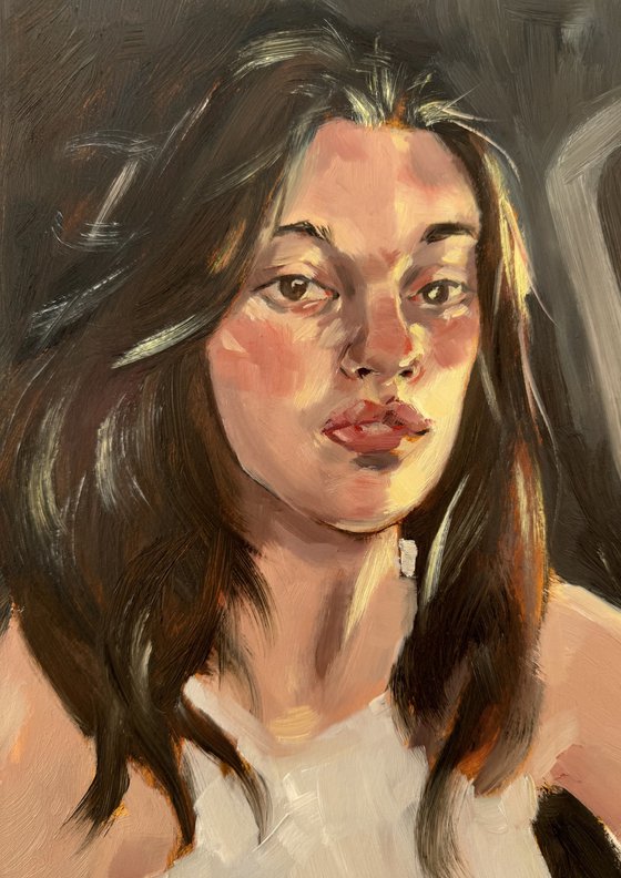 Evening Light  from the “100 Portraits”