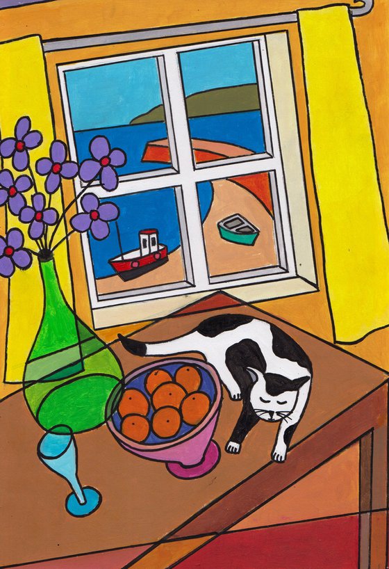 "Harbour cottage view"